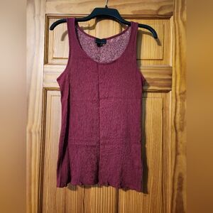 Tank Top Women's Size Medium Maroon Red Jeans By Buffalo Brand